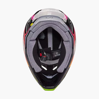 Casco Moto V1 Statk Rojo/Rosado Fox | Casco Moto Fox casco fox racing motocross mtb
