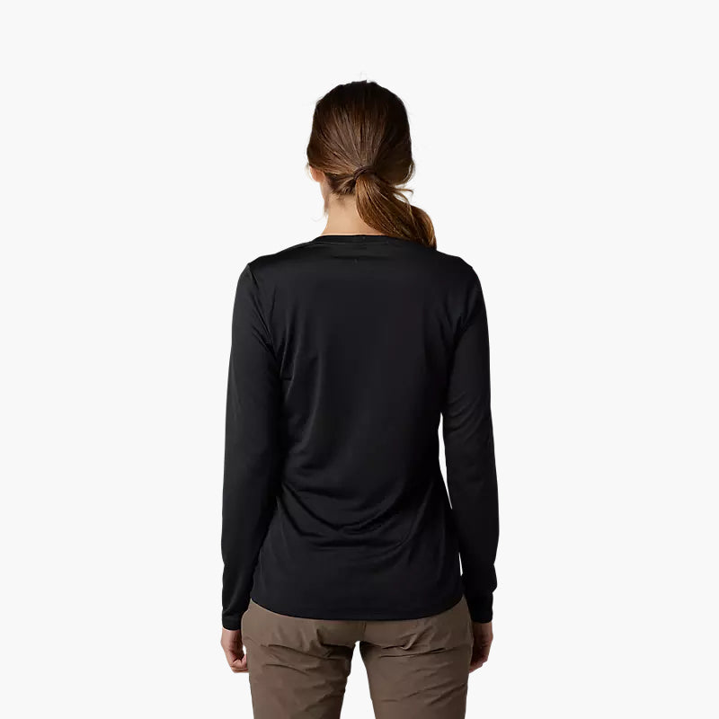 Polera Bicicleta Mujer Ranger Trudri™ Manga Larga Negro Fox polera bicicleta fox mtb