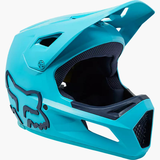 Casco Bicicleta Niño Rampage Celeste Fox | Casco MTB Fox casco fox racing motocross mtb