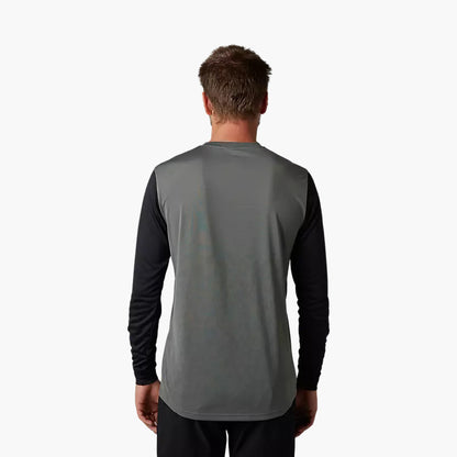 Polera Bicicleta Ranger Trudi™ Manga Larga Gris Fox polera bicicleta fox mtb