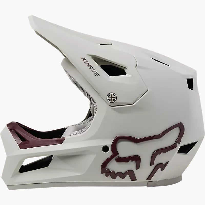 Casco Bicicleta Niño Rampage Blanco Vintage Fox | Casco MTB Fox casco fox racing motocross mtb