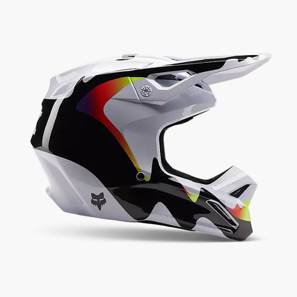 Casco Moto V1 Kozmik Negro/Blanco Fox | Casco Moto Fox casco fox racing motocross mtb