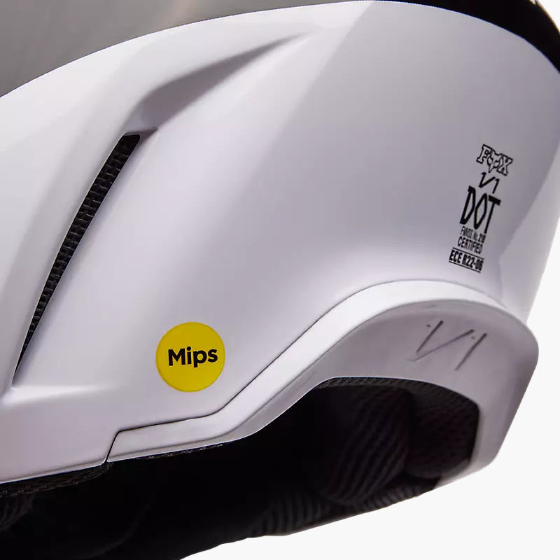 Casco Moto V1 Kozmik Negro/Blanco Fox | Casco Moto Fox casco fox racing motocross mtb