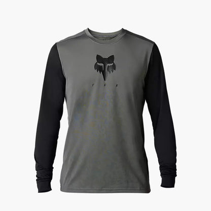 Polera Bicicleta Ranger Trudi™ Manga Larga Gris Fox polera bicicleta fox mtb