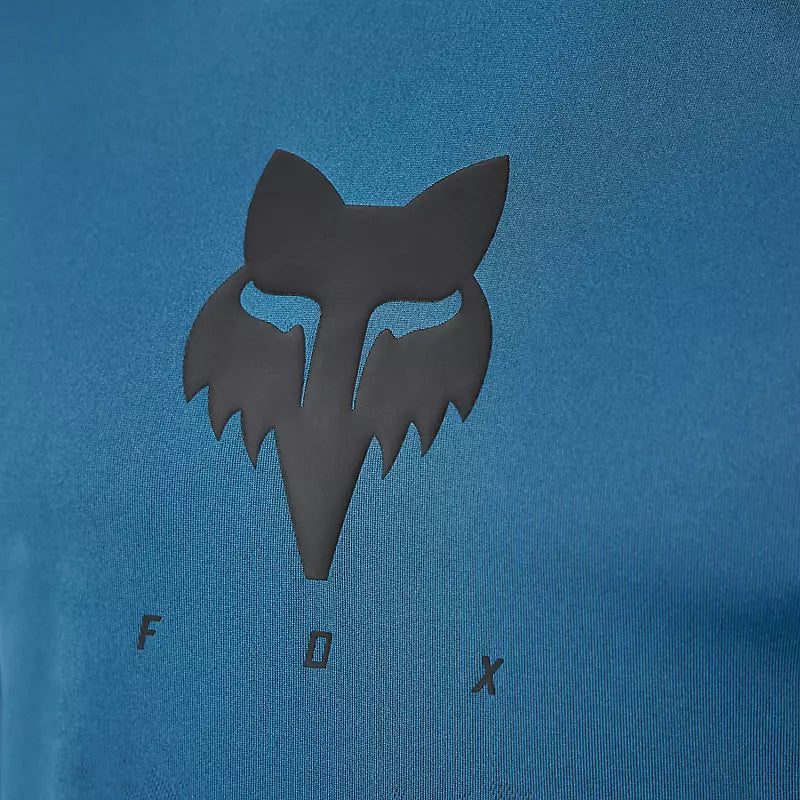 Polera Bicicleta Ranger Trudi™ Manga Larga Azul Fox polera bicicleta fox mtb