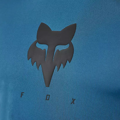 Polera Bicicleta Ranger Trudi™ Manga Larga Azul Fox polera bicicleta fox mtb