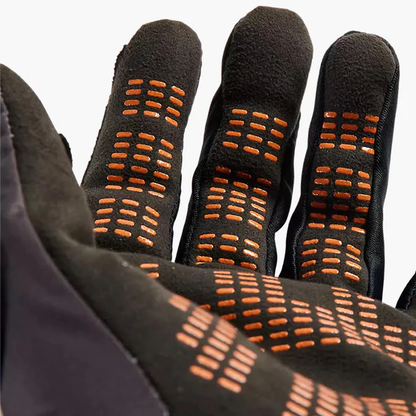 Guantes Moto Legion Drive Water Negro/Naranjo Fox - imagen 3
