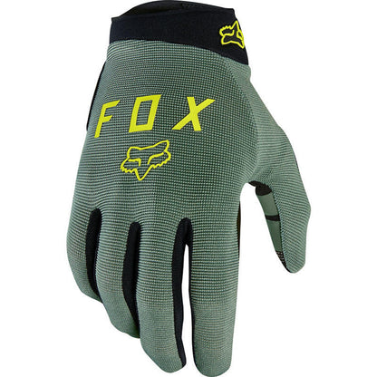 Guantes Bicicleta Ranger Gel Verde Fox