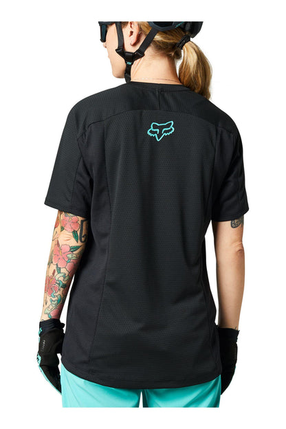 Polera Bicicleta Mujer Defend Negro Fox