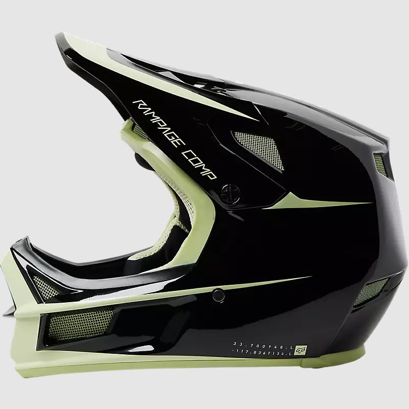 Casco Bicicleta Rampage Comp Stohn Negro Fox | Casco MTB Fox casco fox racing motocross mtb