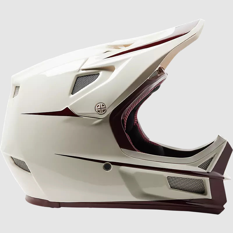 Casco Bicicleta Rampage Comp Stohn Blanco Fox | Casco MTB Fox casco fox racing motocross mtb