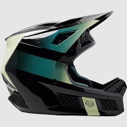 Casco Bicicleta Rampage Pro Carbon MIPS® Negro/Celeste Fox | Casco MTB Fox casco fox racing motocross mtb