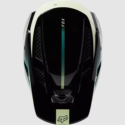 Casco Bicicleta Rampage Pro Carbon MIPS® Negro/Celeste Fox | Casco MTB Fox casco fox racing motocross mtb