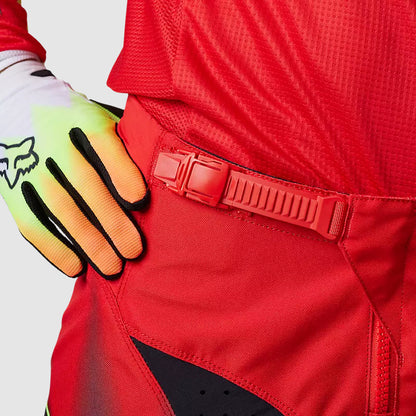 Pantalon Moto 180 Statk Rojo/Negro/Verde Fox