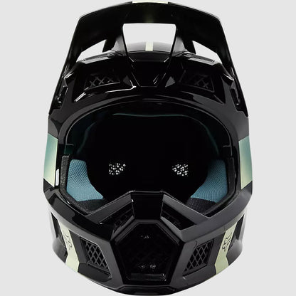 Casco Bicicleta Rampage Pro Carbon MIPS® Negro/Celeste Fox | Casco MTB Fox casco fox racing motocross mtb