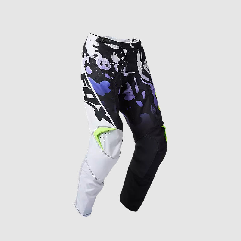 Pantalon Fox Moto 180 Morphic para Moto Blanco/Negro