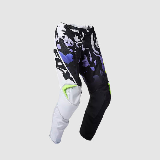 Pantalon Fox Moto 180 Morphic para Moto Blanco/Negro
