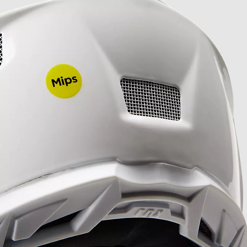 Casco Bicicleta Rampage Comp Baysik Blanco/Rojo Fox