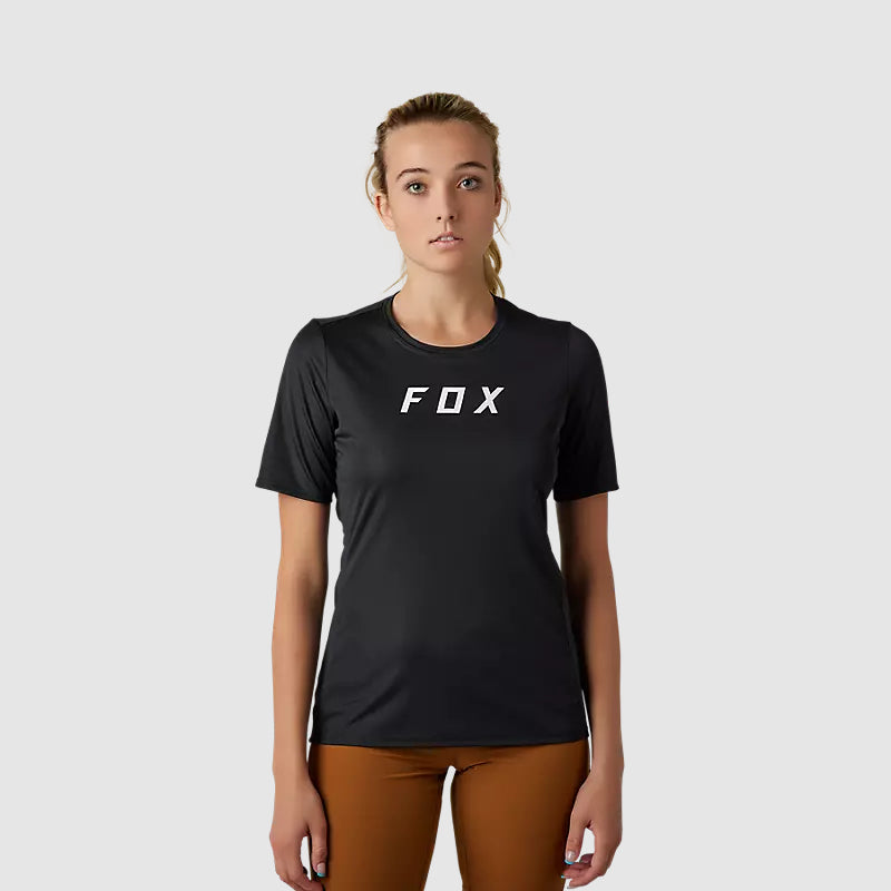 Polera Bicicleta Mujer Ranger Moth Negro Fox polera bicicleta fox mtb