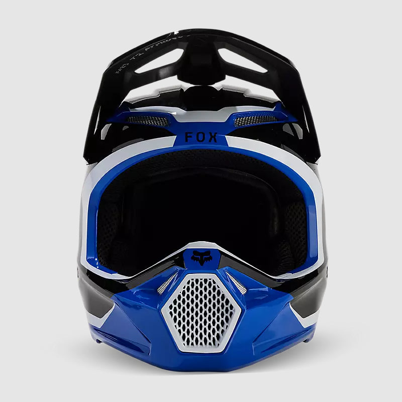 Casco Moto V1 Nitro Azul Fox | Casco Moto Fox casco fox racing motocross mtb