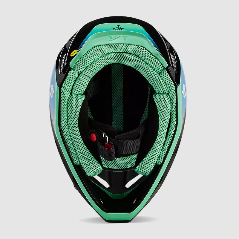 Casco Moto Niño V1 Ballast Negro/Azul Fox | Casco Moto Fox casco fox racing motocross mtb