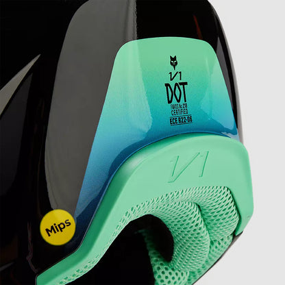 Casco Moto Niño V1 Ballast Negro/Azul Fox | Casco Moto Fox casco fox racing motocross mtb