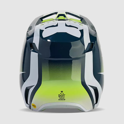 Casco Moto V1 Flora Azul Petroleo Fox | Casco Moto Fox casco fox racing motocross mtb