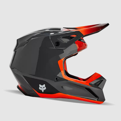 Casco Moto V1 Ballast Gris/Naranjo Fox | Casco Moto Fox casco fox racing motocross mtb