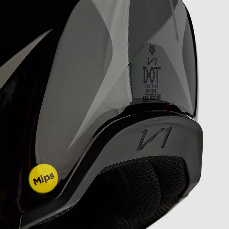Casco Moto V1 Nitro Gris Fox | Casco Moto Fox casco fox racing motocross mtb