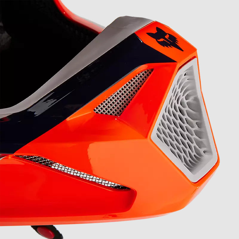 Casco Moto V1 Nitro Naranjo Fox | Casco Moto Fox casco fox racing motocross mtb