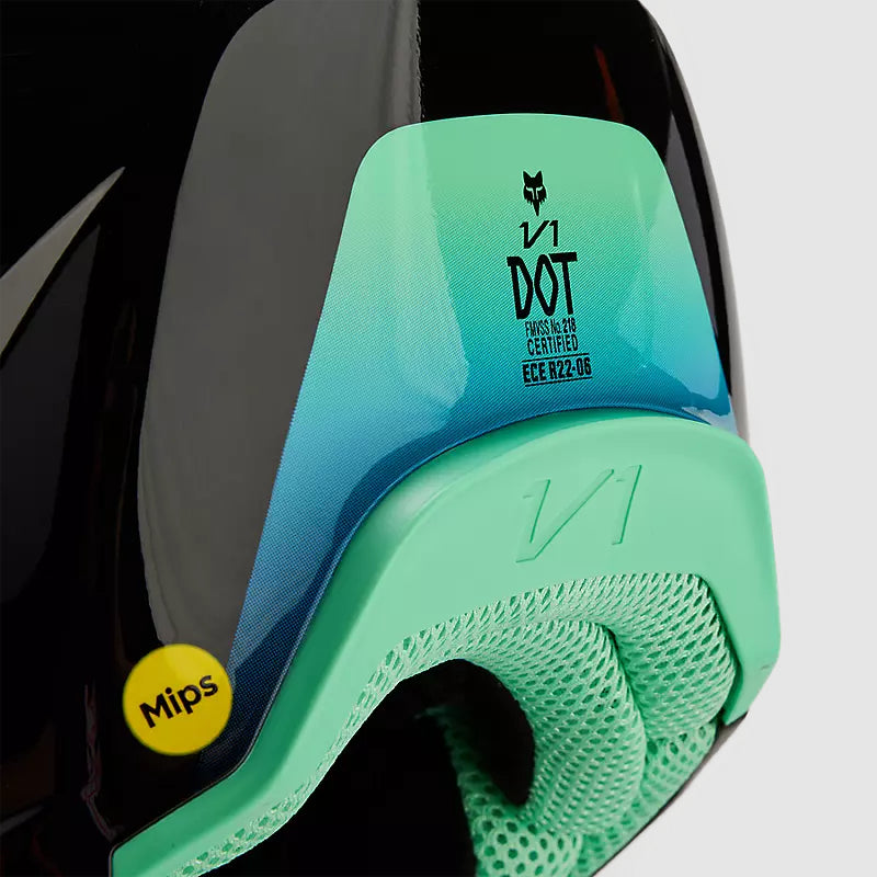 Casco Moto V1 Ballast Negro/Azul Fox | Casco Moto Fox casco fox racing motocross mtb