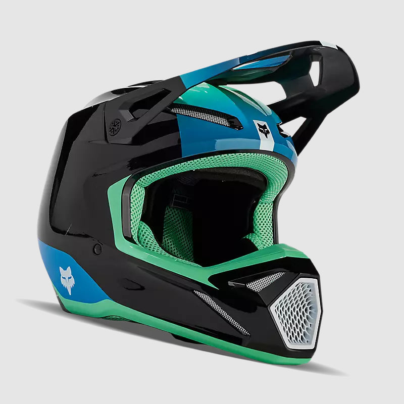 Casco Moto V1 Ballast Negro/Azul Fox | Casco Moto Fox casco fox racing motocross mtb