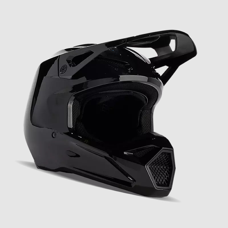 Casco Moto V1 Solid Negro Fox | Casco Moto Fox casco fox racing motocross mtb
