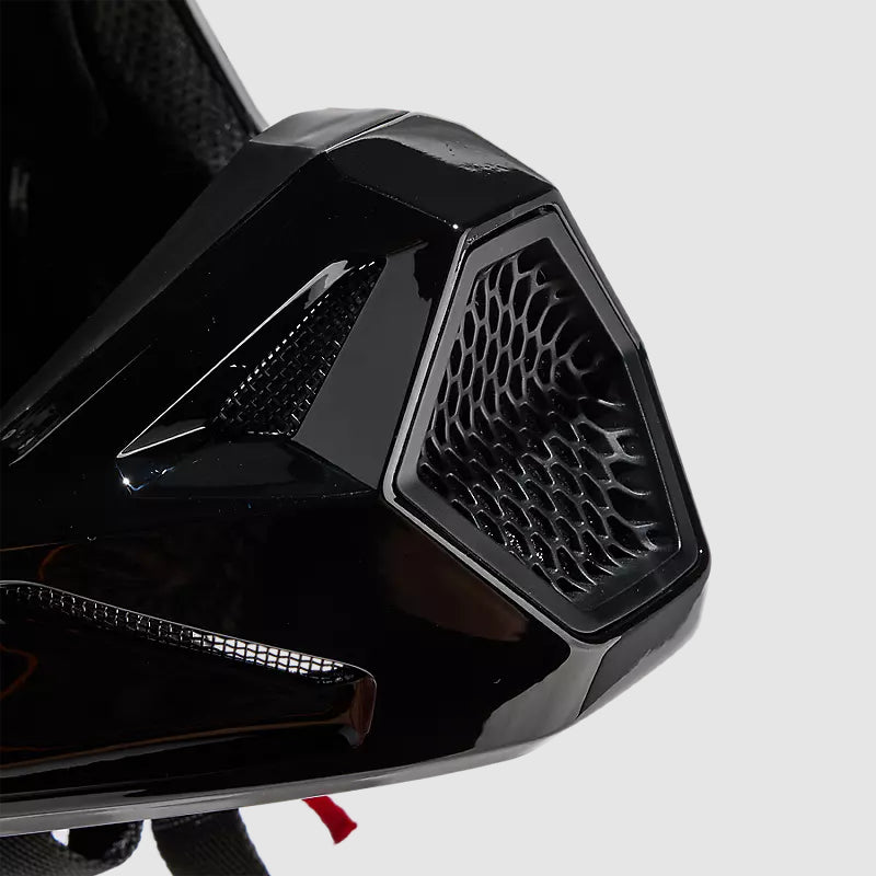 Casco Moto V1 Solid Negro Fox | Casco Moto Fox casco fox racing motocross mtb