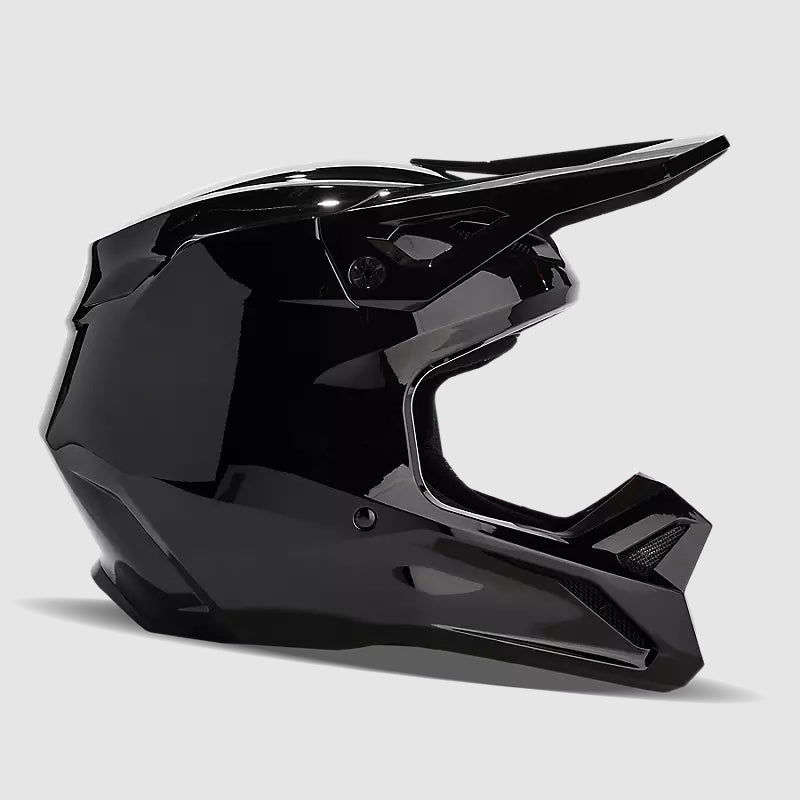 Casco Moto V1 Solid Negro Fox | Casco Moto Fox casco fox racing motocross mtb
