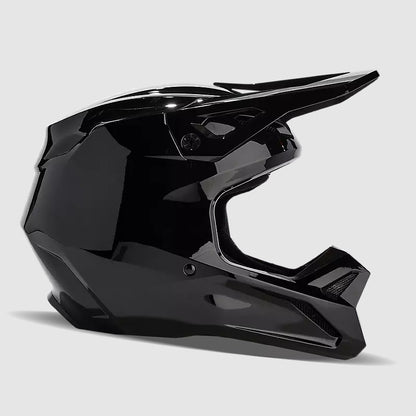 Casco Moto V1 Solid Negro Fox | Casco Moto Fox casco fox racing motocross mtb