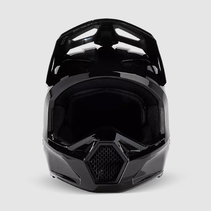 Casco Moto V1 Solid Negro Fox | Casco Moto Fox casco fox racing motocross mtb