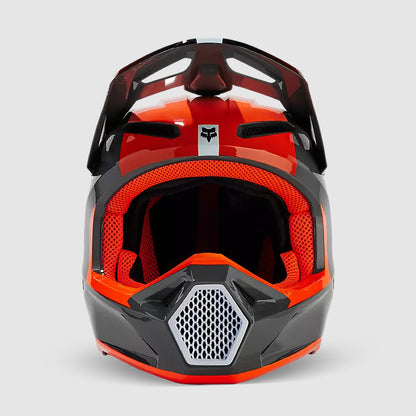 Casco Moto Niño V1 Ballast Gris/Naranjo Fox | Casco Moto Fox casco fox racing motocross mtb