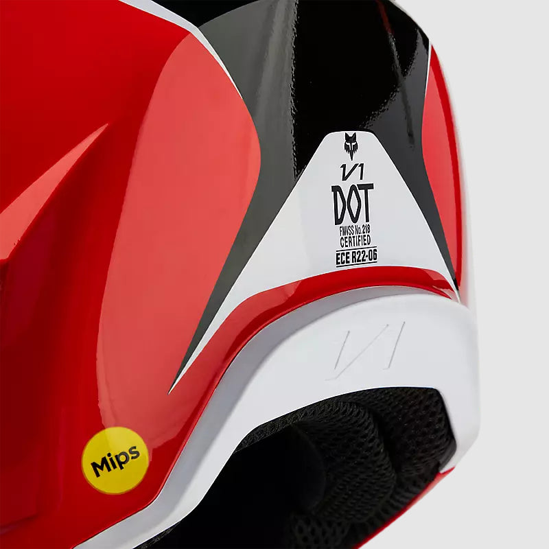 Casco Moto V1 Nitro Rojo Fox | Casco Moto Fox casco fox racing motocross mtb