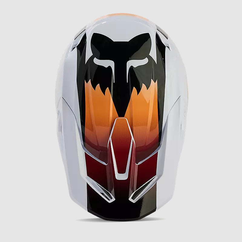 Casco Moto V1 Flora Blanco/Negro Fox | Casco Moto Fox casco fox racing motocross mtb