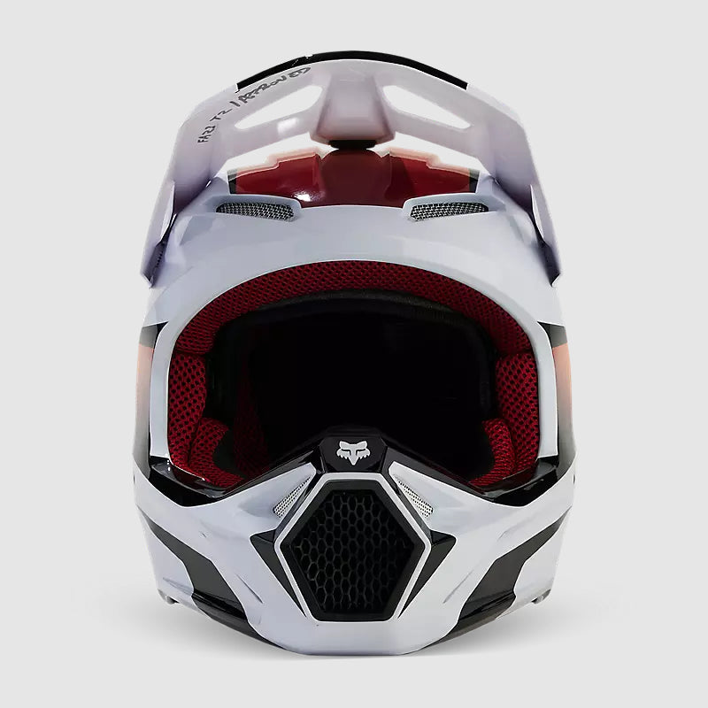 Casco Moto V1 Flora Blanco/Negro Fox | Casco Moto Fox casco fox racing motocross mtb