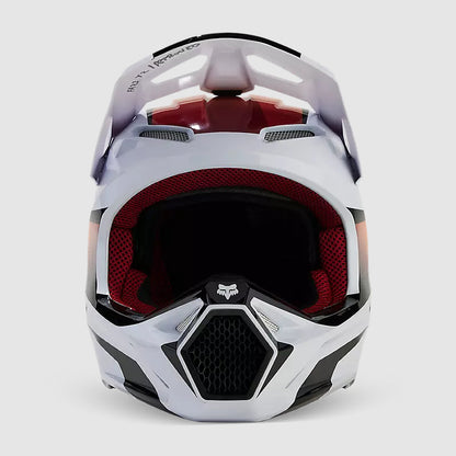 Casco Moto V1 Flora Blanco/Negro Fox | Casco Moto Fox casco fox racing motocross mtb