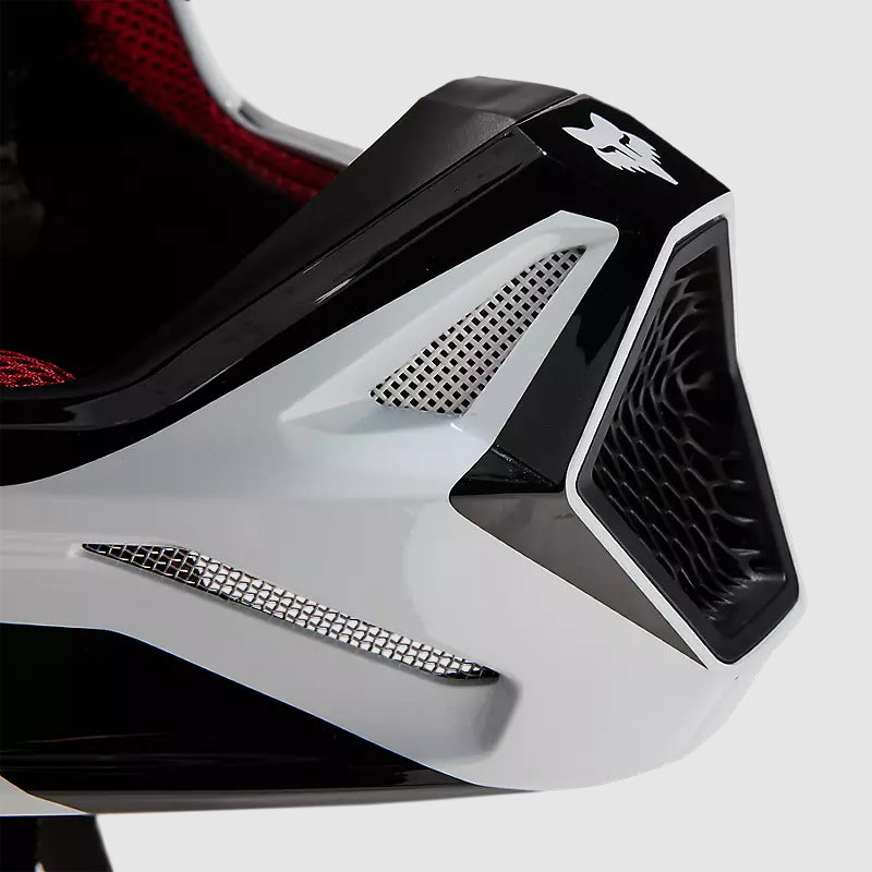 Casco Moto V1 Flora Blanco/Negro Fox | Casco Moto Fox casco fox racing motocross mtb