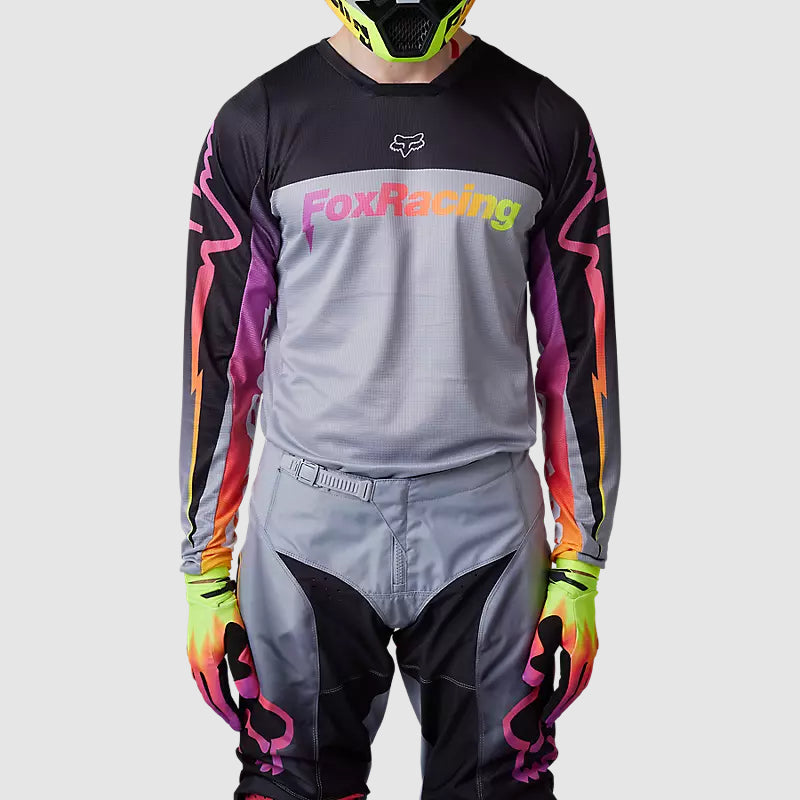 Polera Moto 180 Statk Gris Fox polera moto fox motocross