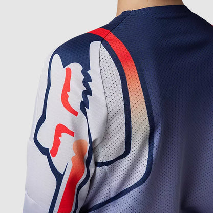 Polera Moto Niño 360 Vizen Azul Fox polera moto fox motocross