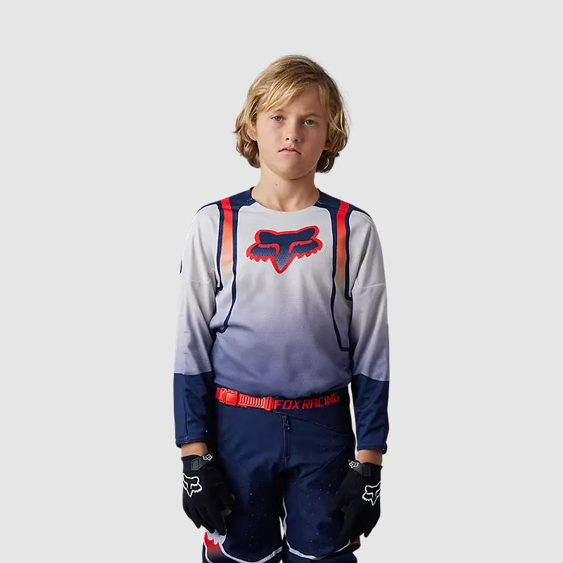 Polera Moto Niño 360 Vizen Azul Fox