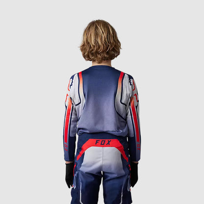 Polera Moto Niño 360 Vizen Azul Fox polera moto fox motocross