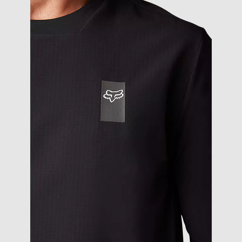 Polera Bicicleta Defend Thermal Manga Larga Negro Fox polera bicicleta fox mtb