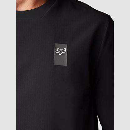 Polera Bicicleta Defend Thermal Manga Larga Negro Fox polera bicicleta fox mtb
