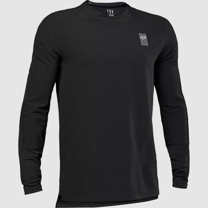 Polera Bicicleta Defend Thermal Manga Larga Negro Fox polera bicicleta fox mtb
